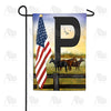 America Forever American Country Sunrise Monogram Garden Flag