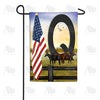 America Forever American Country Sunrise Monogram Garden Flag
