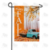 America Forever Pumpkin Truck Overload Garden Flag