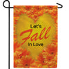 America Forever Let's Fall in Love Garden Flag
