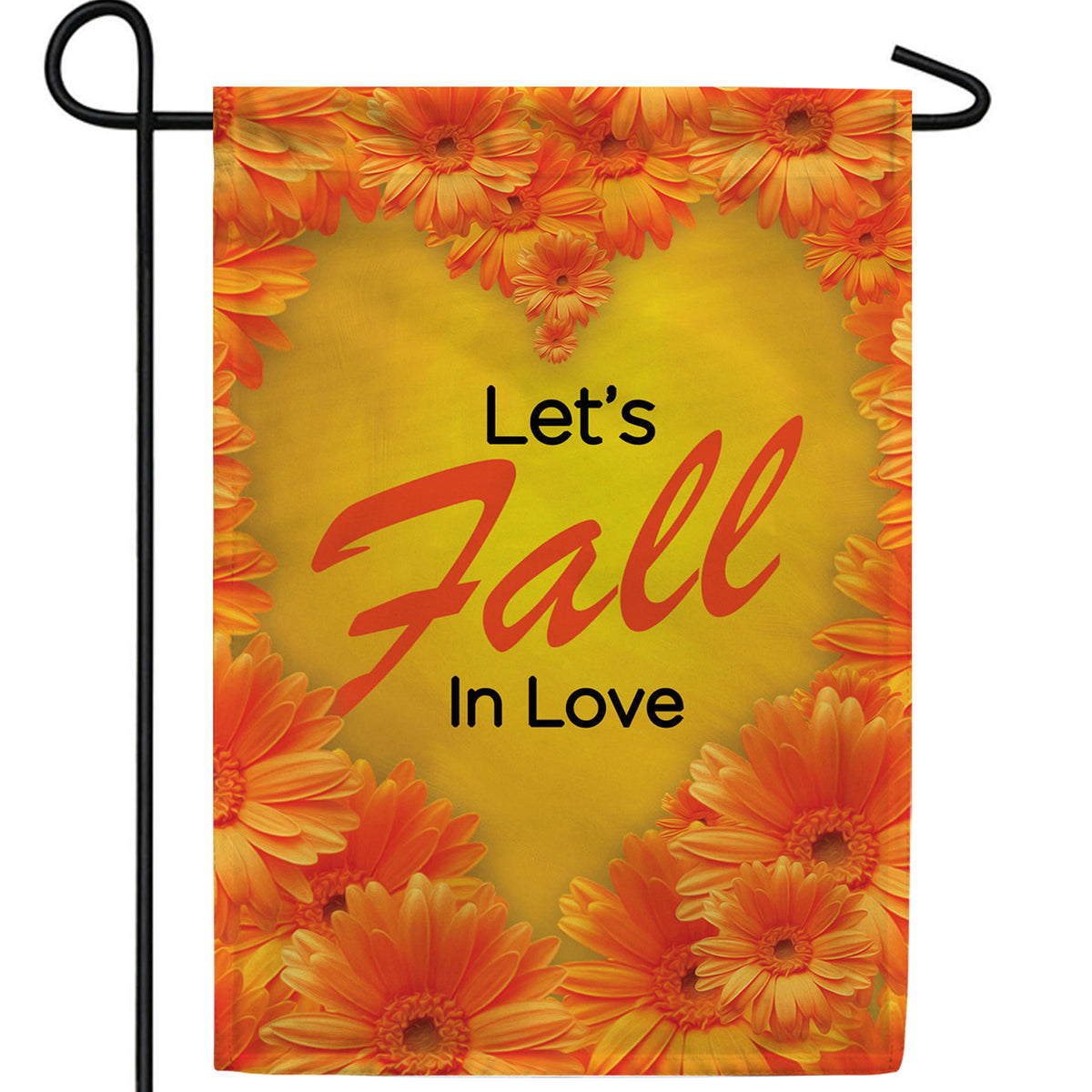America Forever Let's Fall in Love Garden Flag
