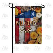 America Forever Stars And Stripes Fall Welcome Garden Flag