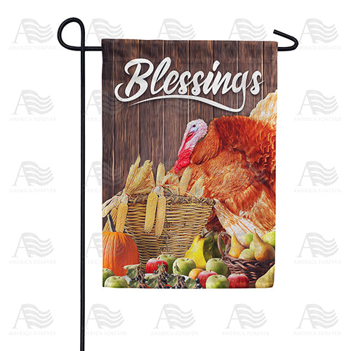 America Forever Abundant Blessings Garden Flag