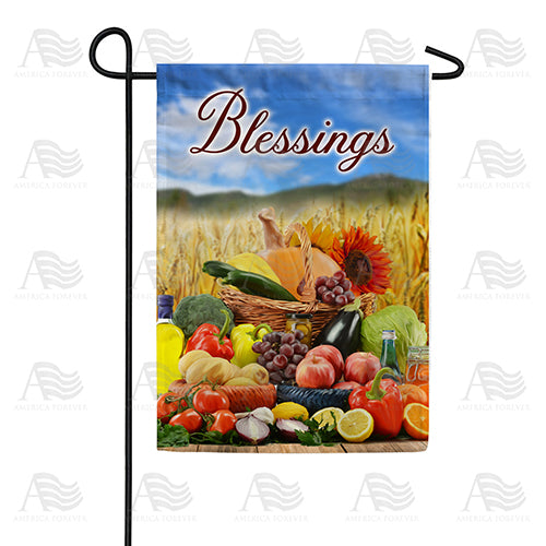 America Forever Mother Earth's Many Blessings Garden Flag