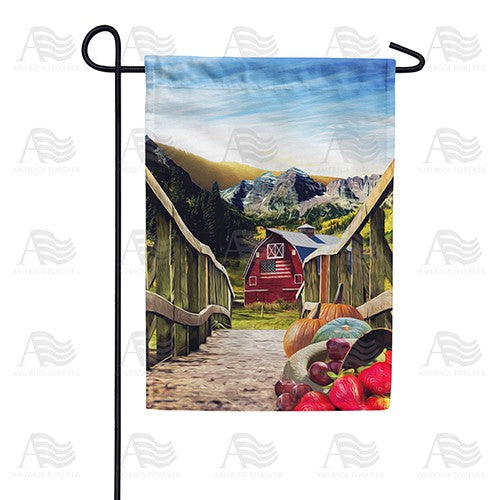 America Forever Going Home With Harvest Garden Flag
