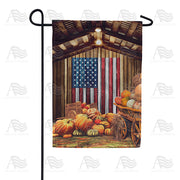 America Forever Harvested With American Pride Garden Flag