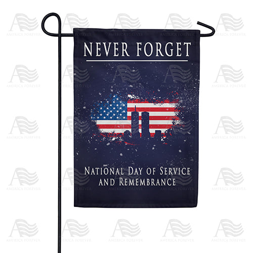 America Forever Never Forget Garden Flag