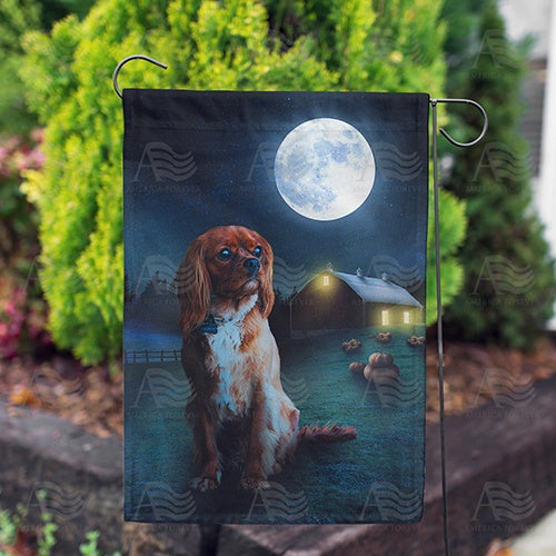 America Forever The Light Of The Harvest Moon Garden Flag
