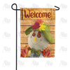 America Forever Friendly Scarecrow Welcome Garden Flag