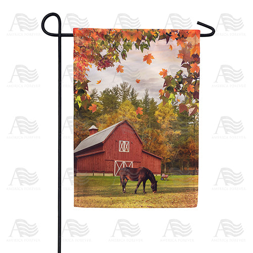 America Forever Autumn Grazing Garden Flag