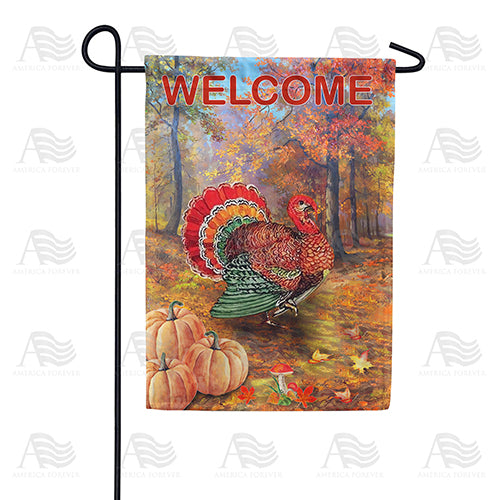 America Forever Turkey Strut Garden Flag