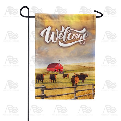 America Forever Welcome To Rural America Garden Flag