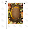 America Forever Pumpkins & Leaves Monogram Garden Flag