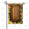 America Forever Pumpkins & Leaves Monogram Garden Flag