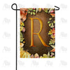 America Forever Pumpkins & Leaves Monogram Garden Flag