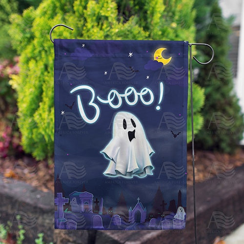 America Forever Ghostly Cemetery Garden Flag