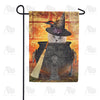 America Forever Cat In Cauldron Garden Flag