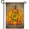 America Forever Trick Or Treat Pumpkin Garden Flag