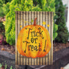 America Forever Trick Or Treat Pumpkin Garden Flag