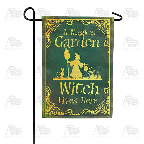 America Forever Garden Witch Garden Flag