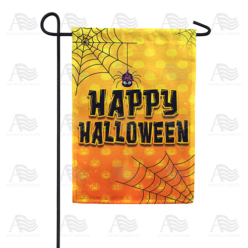America Forever Spider Webs Garden Flag