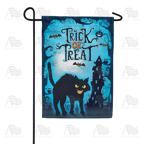 America Forever Frightening Feline Garden Flag