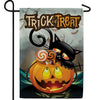 America Forever Cat In Pumpkin Bucket Garden Flag