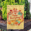America Forever Thanksgiving Love & Gourds Garden Flag
