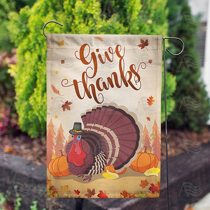 America Forever Season To Give Thanks Garden Flag