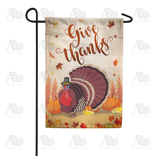 America Forever Season To Give Thanks Garden Flag