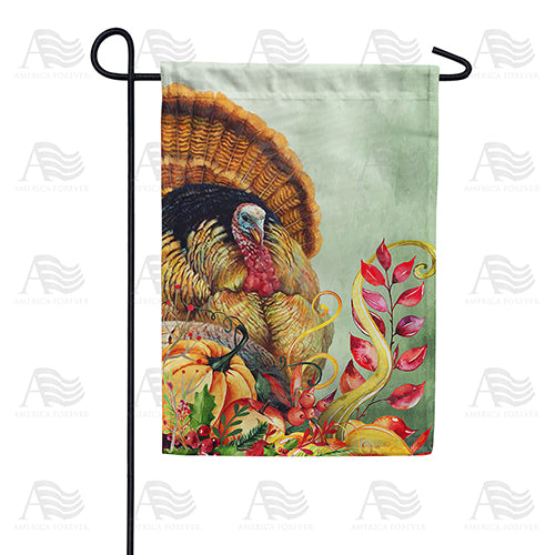 America Forever Turkey Harvest Garden Flag