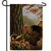America Forever Turkey With Cornucopia Garden Flag