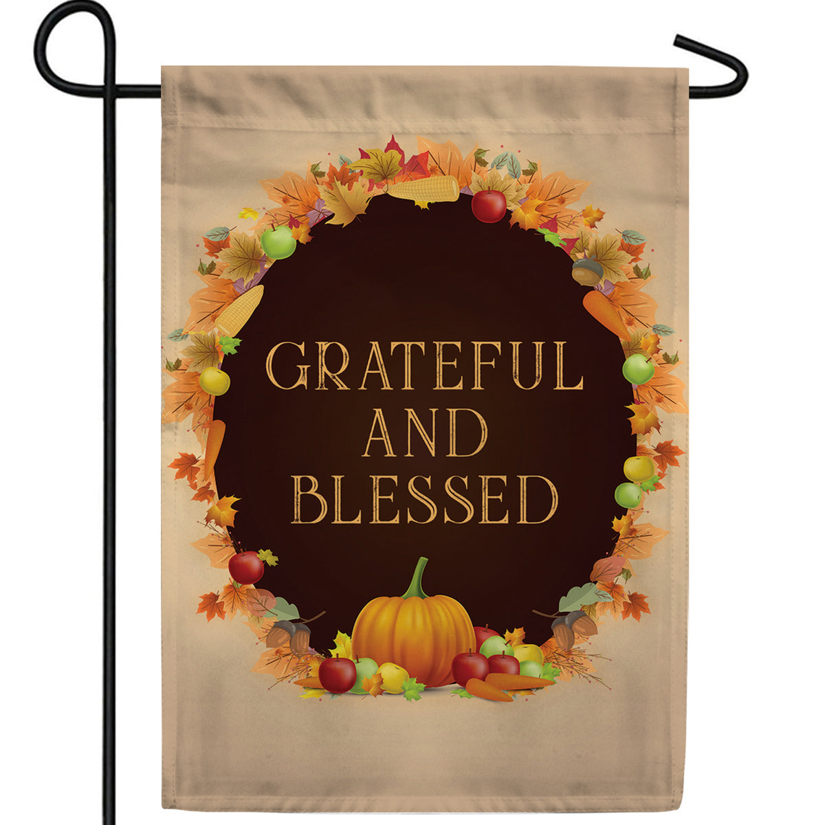 America Forever Grateful And Blessed Garden Flag