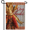 America Forever Give Thanks Indian Corns Garden Flag