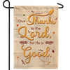 America Forever Thanks To The Good Lord Garden Flag