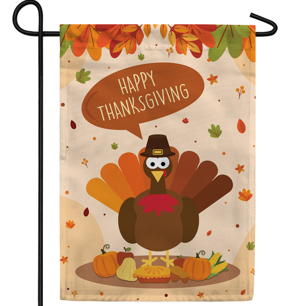 America Forever Time To Gobble Up! Garden Flag