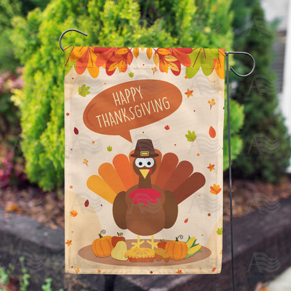 America Forever Time To Gobble Up! Garden Flag