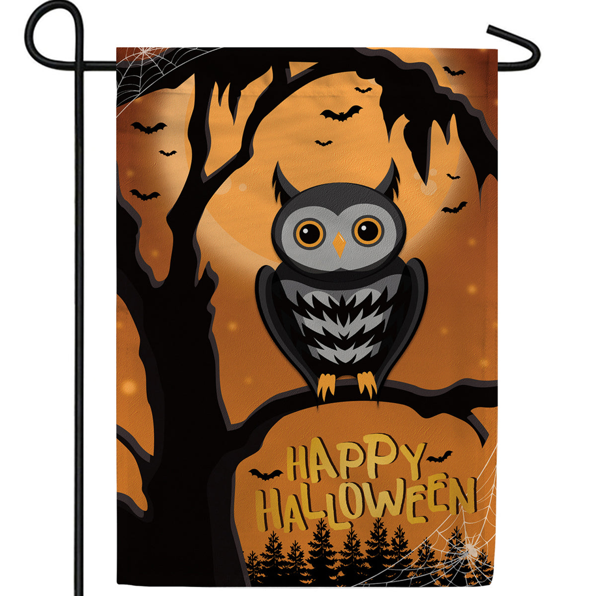 America Forever Who's Ready For Halloween? Garden Flag