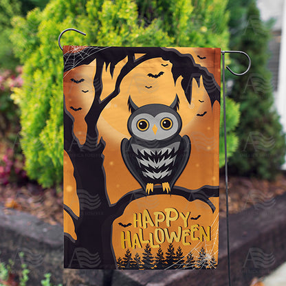 America Forever Who's Ready For Halloween? Garden Flag