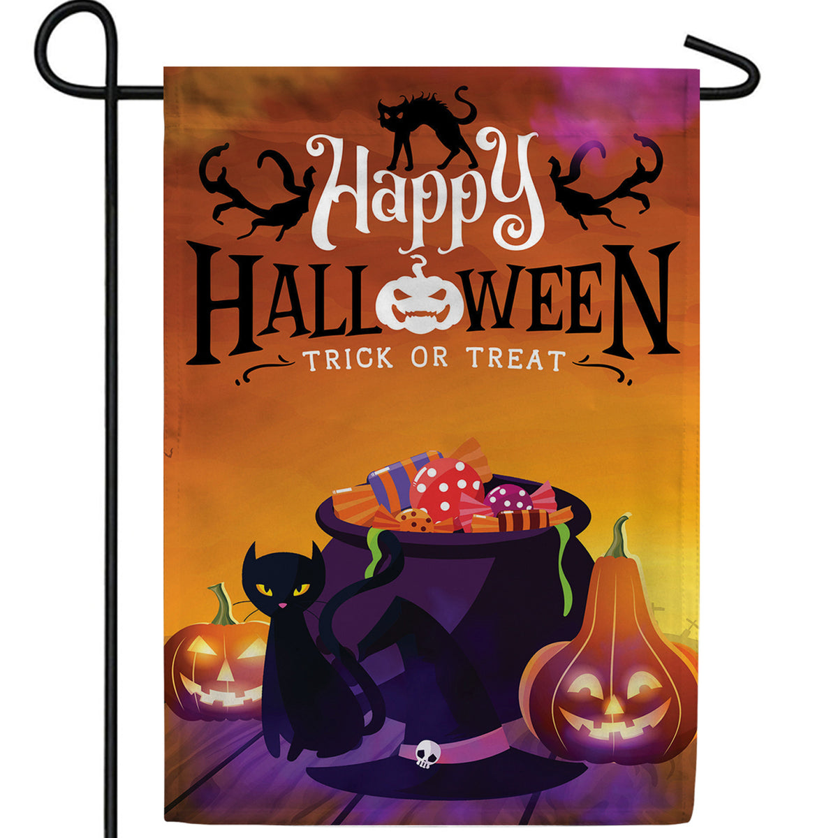 America Forever Festive Halloween Garden Flag