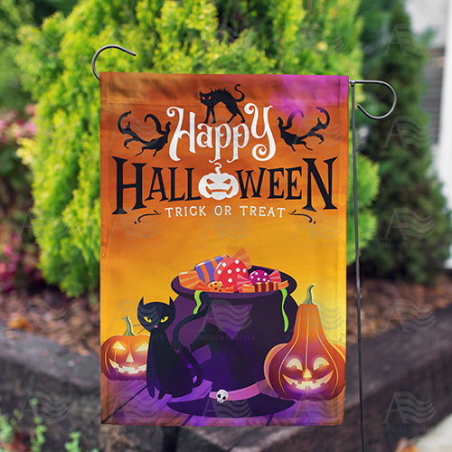 America Forever Festive Halloween Garden Flag