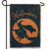 America Forever Halloween Witch Silhouette Garden Flag