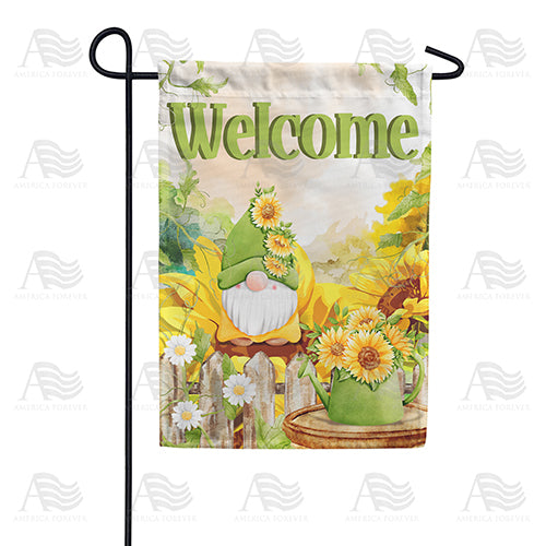 America Forever Autumn Gnome Garden Flag
