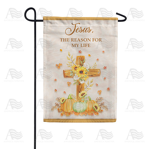 America Forever I Live For Jesus Garden Flag
