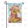 America Forever Blooming Boots Garden Flag