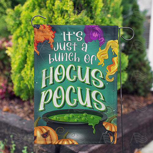 America Forever Just a Bunch of Hocus Pocus Garden Flag