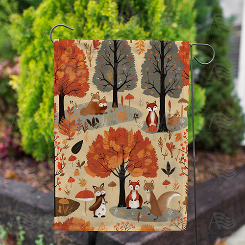 America Forever Forest Friends Garden Flag