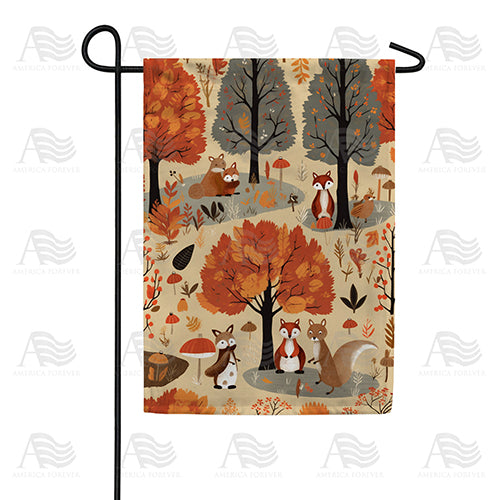 America Forever Forest Friends Garden Flag
