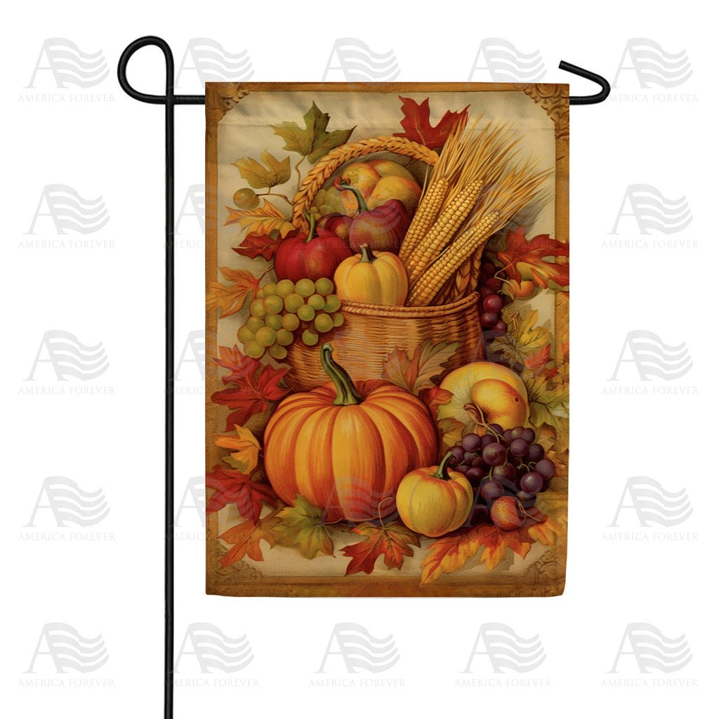 America Forever Picture Perfect Harvest Garden Flag