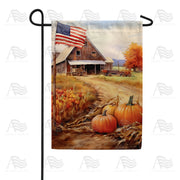 America Forever Old Pumpkin Farm Garden Flag